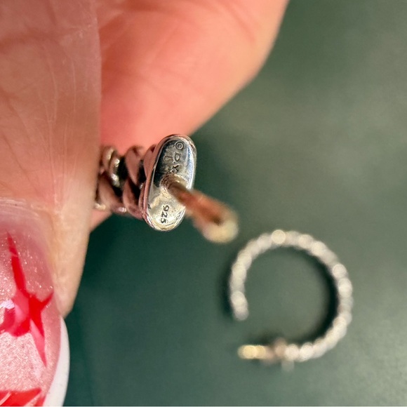 David Yurman cable hoops in sterling silver